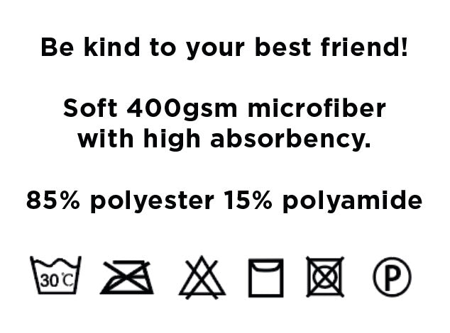Handduk - i mjuk mikrofiber