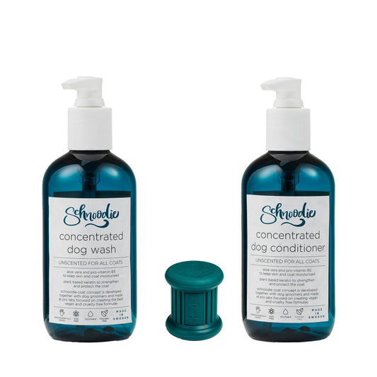 KIT 2- Hundschampo, hundbalsam och smart duschkork (doftfri)
